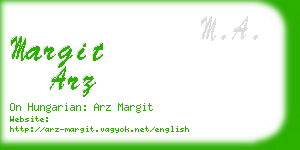 margit arz business card